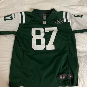 Kids large Jets Jersey- Decker #87, can for a xsmall/small women’s